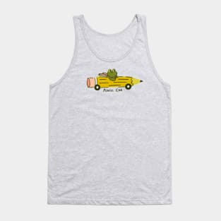 Frog in a Pencil Car Tank Top